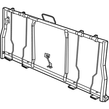 Ram 68272004AA FRAME Rear Seat Back