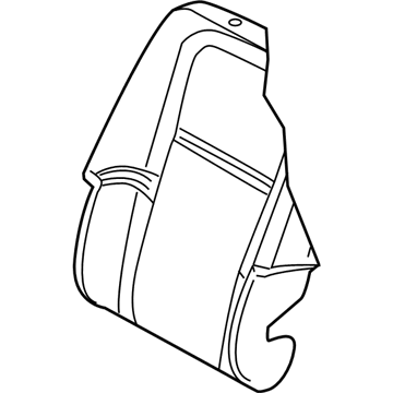 Dodge 1RB07XDVAA COVER Front Seat Back
