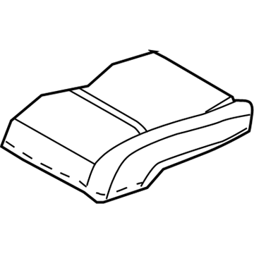 Dodge 1RB49XDVAA COVER Front Seat Cushion Bolster