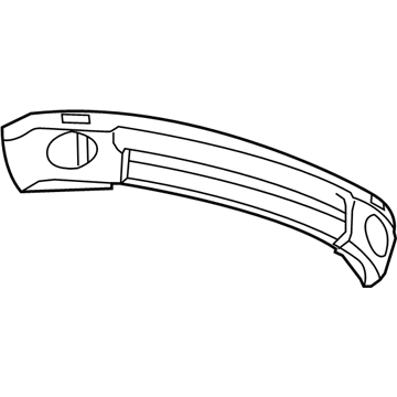 Dodge 55077960AC BEAM Front Bumper
