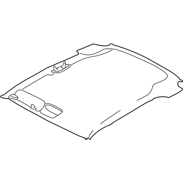 Jeep 1ED43BD1AA HEADLINER With Sunroof [GWA]