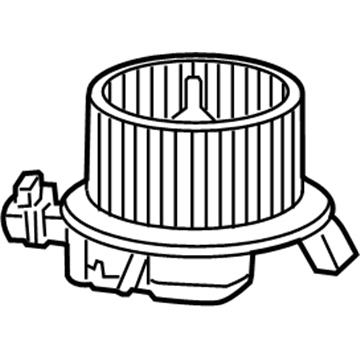 Dodge 68232372AC MOTOR Blower with Wheel