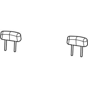 Ram 5NA79LT5AA HEADREST Rear