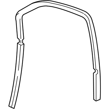 Dodge 55399168AG WEATHERSTRIP Front Door Glass Run