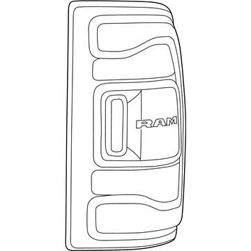Ram 2500 Back Up Light - 68361721AG