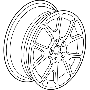 Dodge 1RU20DD5AC WHEEL Aluminum