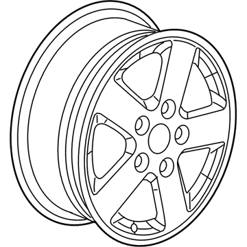 Ram 1EK85PAKAC WHEEL Aluminum