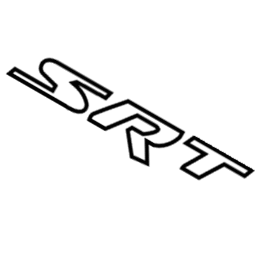 Dodge 68393982AA NAMEPLATE SRT