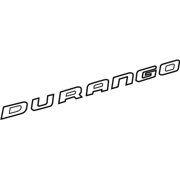 Dodge 68298744AA NAMEPLATE Liftgate Durango