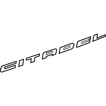 Dodge 68298746AA NAMEPLATE Liftgate Citadel