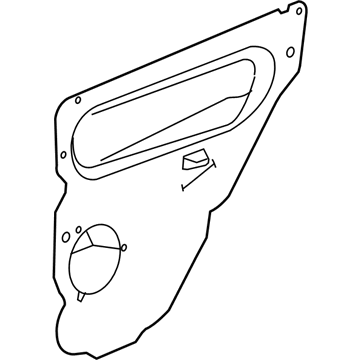 Mopar 55394029AF Shield Water, Front