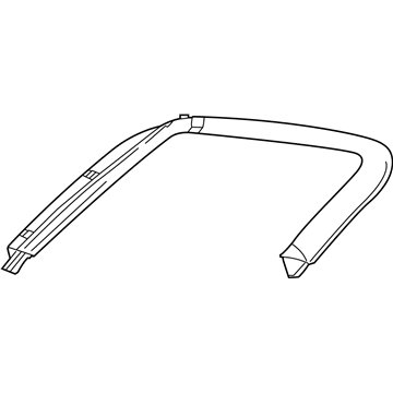 Dodge 1KE80DX9AB PANEL Liftgate Trim Upper