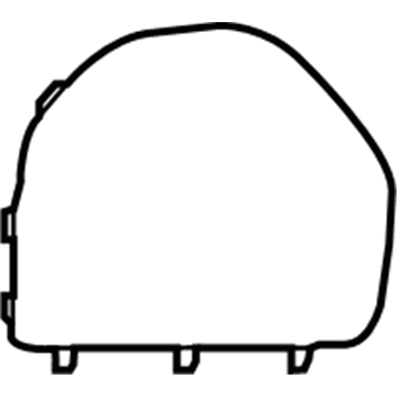Dodge 1VV31DX9AA COVER Access Door Trim