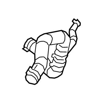 Ram Radiator Hose - 68268584AC