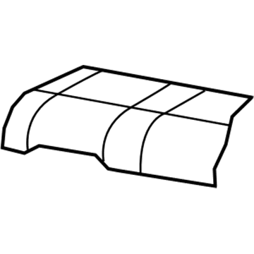 Dodge 1DQ861DVAA COVER Rear Seat Cushion 40% Cushion Cover