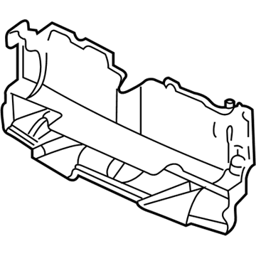 Chrysler MR956332 DUCT Fr bumper air guide