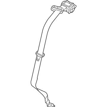 2015 Chrysler 200 Seat Belt - 1VA70DX9AD