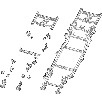 Jeep 68321443AF FRAME ASSEMBLY Chassis