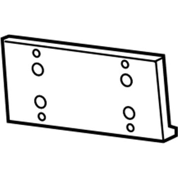 Ram 68223756AB BRACKET KIT License Plate Bracket and Screws