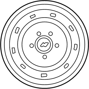Jeep 5EW03S4AAB WHEEL Steel