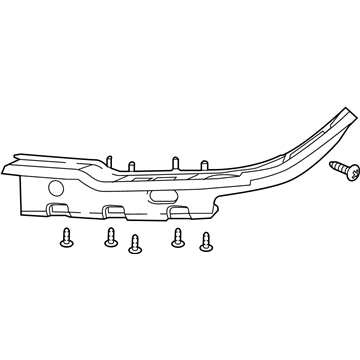Jeep 68361623AA BRACKET KIT Fascia Headlamp