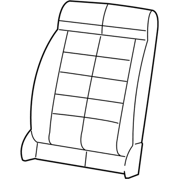 Jeep 1SJ611J3AA COVER Front Seat Back