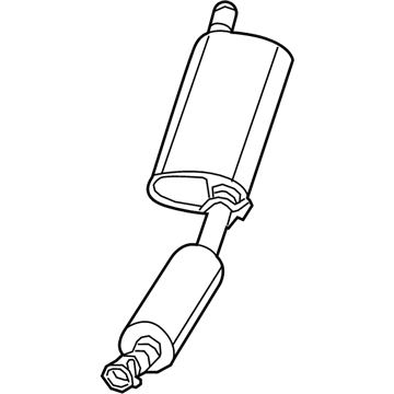 Jeep 68464813AA MUFFLER Exhaust