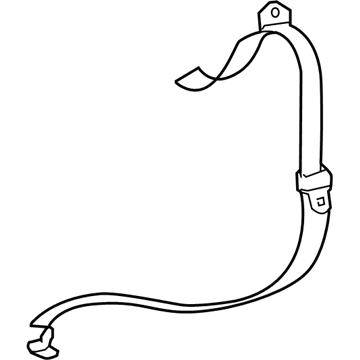 Mopar 5JY281D5AB Seat Belt Front Outer