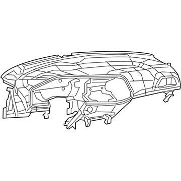 Mopar 5XR50DX9AA Panel Instrument Panel Pad With Silencer