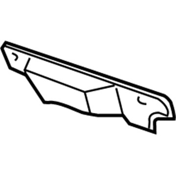 Dodge 55350764AD PANEL Cargo Door Header Trim