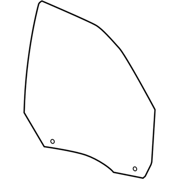 Ram 55112390AB GLASS Front Door