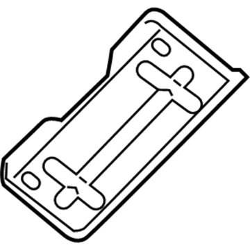 Dodge 68248658AA BRACKET Battery Hold Down