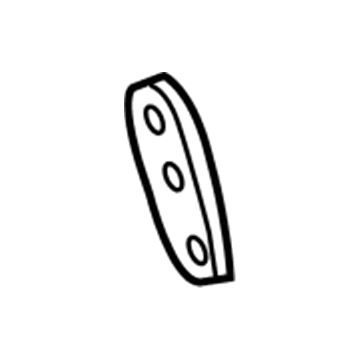 Dodge MB537498 SHIM, Tailgate Damper Stopper (1.0)