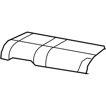 Jeep 1JT831K7AA COVER Rear Seat Cushion 60% Cushion Cover