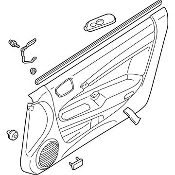 Chrysler MR649493 TRIM Fr door
