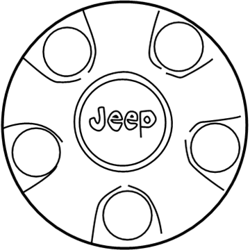 Jeep 52128525AA CAP Wheel Center