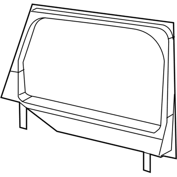 Jeep 5SQ87SX9AB WINDOW Half Door