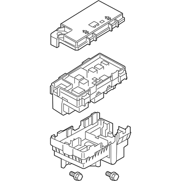 Jeep 68264524AD POWER DISTRIBUTION CENTER Intelligent Power Complete Assembly Comes With Covers, Fuses and Relays