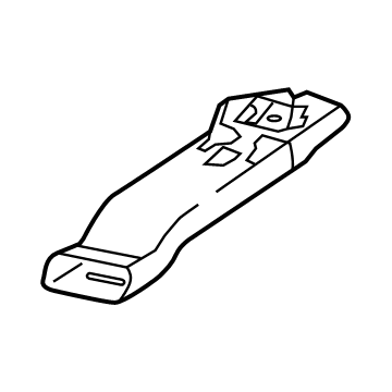 Jeep 68285785AA DUCT Floor Distribution