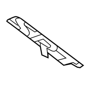 Dodge 68309607AA NAMEPLATE SRT