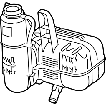 Ram 68184910AF BOTTLE Coolant Recovery