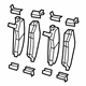 Mopar 68383243AA Pad Kit Front Disc Brake