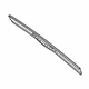 Mopar 68191234AB Header Roof Rear