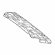 Mopar 68292168AD Pad Hood Silencer, Front