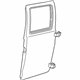 Mopar 55346714AC Door Rear Cargo, Passenger Side