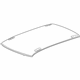 Mopar 68036652AA Panel Roof Without Sunroof Opening