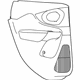 Mopar 1UJ141AAAA Panel Assembly Rear Door Trim