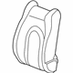 Mopar 6EC33LV5AA Cover Front Seat Back
