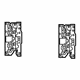 Mopar 68362292AB Bracket Bumper Front Bumper Brackets