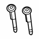 Mopar 5RN60ML8AC Sleeve Headrest